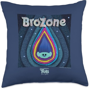 image:imageDreamWorks Trolls Band Together Brozone Baby Branch Throw Pillow18x18