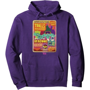 image:imageDreamWorks Trolls Band Together Brozone Magazine Cover Pullover HoodiePurple