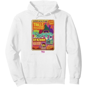 image:imageDreamWorks Trolls Band Together Brozone Magazine Cover Pullover HoodieWhite
