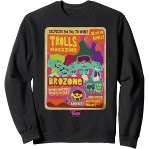 image:imageDreamWorks Trolls Band Together Brozone Magazine Cover SweatshirtBlack