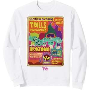image:imageDreamWorks Trolls Band Together Brozone Magazine Cover SweatshirtWhite