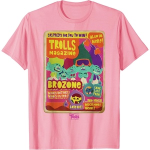 image:imageDreamWorks Trolls Band Together Brozone Magazine Cover TShirtPink