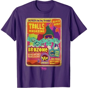 image:imageDreamWorks Trolls Band Together Brozone Magazine Cover TShirtPurple