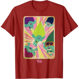 image:imageDreamWorks Trolls Band Together Brozone TShirtCranberry Red