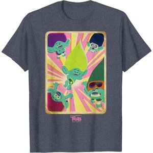 image:imageDreamWorks Trolls Band Together Brozone TShirtHeather Blue