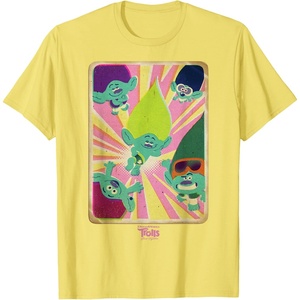 image:imageDreamWorks Trolls Band Together Brozone TShirtLemon Yellow