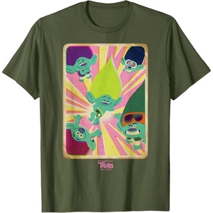 image:imageDreamWorks Trolls Band Together Brozone TShirtOlive Green