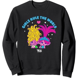 image:imageDreamWorks Trolls Band Together Girls Rule the World SweatshirtBlack