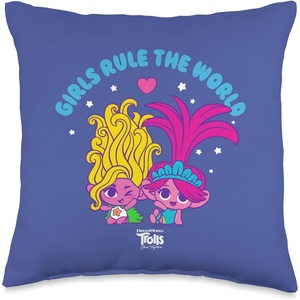 image:imageDreamWorks Trolls Band Together Girls Rule the World Throw Pillow16x16