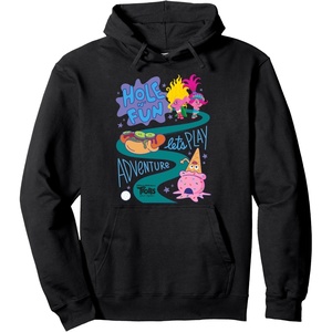image:imageDreamWorks Trolls Band Together Hole N Fun Pullover HoodieBlack