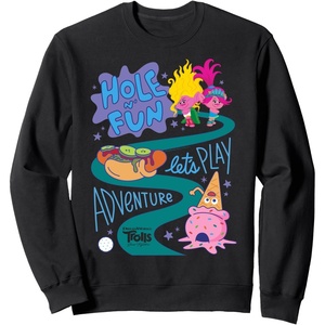 image:imageDreamWorks Trolls Band Together Hole N Fun SweatshirtBlack