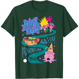 image:imageDreamWorks Trolls Band Together Hole N Fun TShirtDark Green