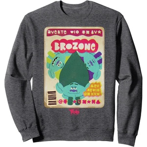 image:imageDreamWorks Trolls Band Together Magazine Cover SweatshirtDark Heather Grey