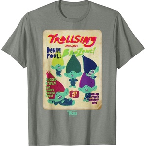 image:imageDreamWorks Trolls Band Together Magazine Cover TShirtOlive Heather
