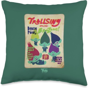 image:imageDreamWorks Trolls Band Together Magazine Cover Throw Pillow16x16