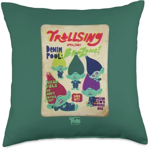 image:imageDreamWorks Trolls Band Together Magazine Cover Throw Pillow18x18