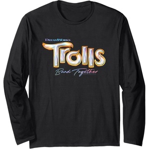 image:imageDreamWorks Trolls Band Together Movie Logo Long Sleeve TShirtBlack