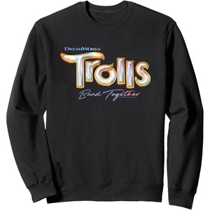 image:imageDreamWorks Trolls Band Together Movie Logo SweatshirtBlack
