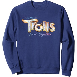 image:imageDreamWorks Trolls Band Together Movie Logo SweatshirtNavy Blue