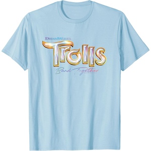 image:imageDreamWorks Trolls Band Together Movie Logo TShirtBaby Blue