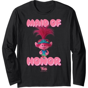 image:imageDreamWorks Trolls Band Together Poppy Made of Honor Long Sleeve TShirtBlack