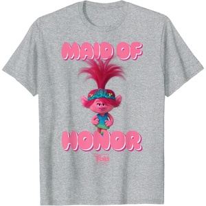 image:imageDreamWorks Trolls Band Together Poppy Made of Honor TShirtHeather Grey