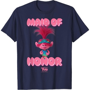 image:imageDreamWorks Trolls Band Together Poppy Made of Honor TShirtNavy Blue
