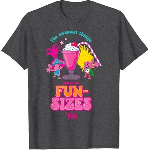 image:imageDreamWorks Trolls Band Together Poppy Viva Sweetest Things TShirtDark Heather Grey