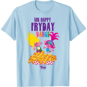 image:imageDreamWorks Trolls Band Together Poppy and Viva Fryday Dance TShirtBaby Blue