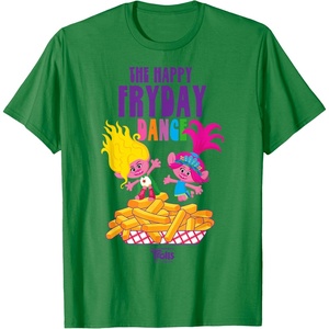 image:imageDreamWorks Trolls Band Together Poppy and Viva Fryday Dance TShirtKelly Green