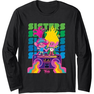 image:imageDreamWorks Trolls Band Together Poppy and Viva Sisters Long Sleeve TShirtBlack