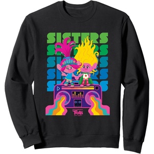image:imageDreamWorks Trolls Band Together Poppy and Viva Sisters SweatshirtBlack