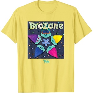 image:imageDreamWorks Trolls Band Together Psychedelic TShirtLemon Yellow