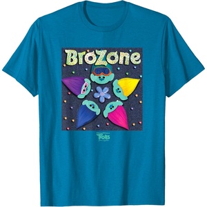 image:imageDreamWorks Trolls Band Together Psychedelic TShirtSapphire Blue