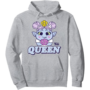 image:imageDreamWorks Trolls Band Together Queen Bridget Pullover HoodieHeather Grey