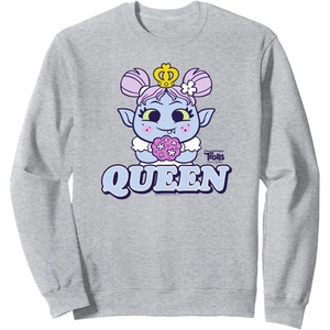 image:imageDreamWorks Trolls Band Together Queen Bridget SweatshirtHeather Grey