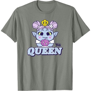 image:imageDreamWorks Trolls Band Together Queen Bridget TShirtOlive Heather