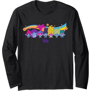 image:imageDreamWorks Trolls Band Together Rainbow Long Sleeve TShirtBlack