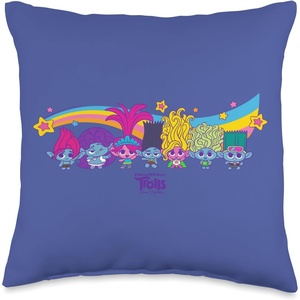 image:imageDreamWorks Trolls Band Together Rainbow Throw Pillow16x16