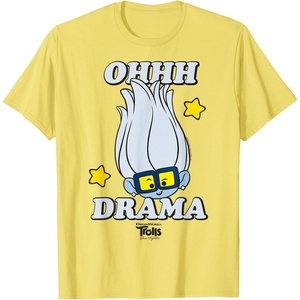 image:imageDreamWorks Trolls Band Together Tiny Diamond Oh Drama TShirtLemon Yellow