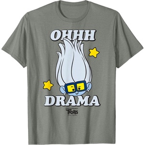 image:imageDreamWorks Trolls Band Together Tiny Diamond Oh Drama TShirtOlive Heather