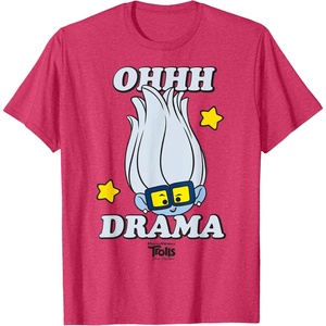 image:imageDreamWorks Trolls Band Together Tiny Diamond Oh Drama TShirtRed Heather