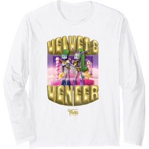 image:imageDreamWorks Trolls Band Together Velvet and Veneer Long Sleeve TShirtWhite