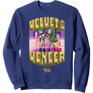 image:imageDreamWorks Trolls Band Together Velvet and Veneer SweatshirtNavy Blue