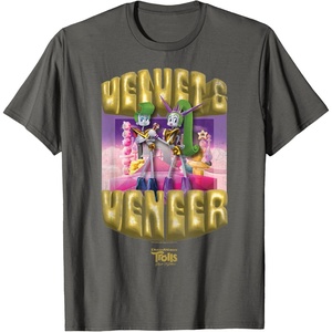 image:imageDreamWorks Trolls Band Together Velvet and Veneer TShirtAsphalt Grey