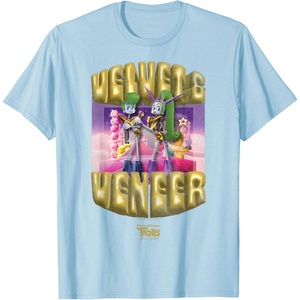 image:imageDreamWorks Trolls Band Together Velvet and Veneer TShirtBaby Blue