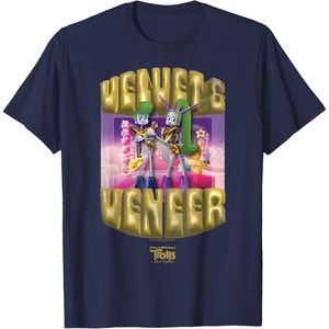 image:imageDreamWorks Trolls Band Together Velvet and Veneer TShirtNavy Blue