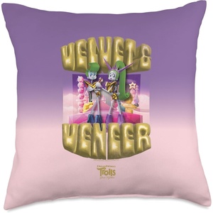 image:imageDreamWorks Trolls Band Together Velvet and Veneer Throw Pillow18x18