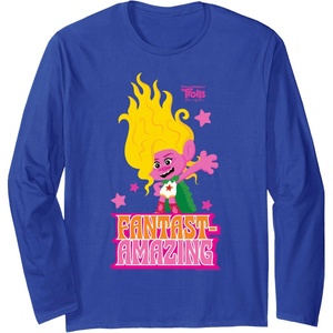 image:imageDreamWorks Trolls Band Together Viva FatastAmazing Long Sleeve TShirtRoyal Blue