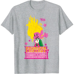 image:imageDreamWorks Trolls Band Together Viva FatastAmazing TShirtHeather Grey